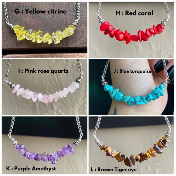 Double layer moth skull moon charm & gems of your choice goth boho - Picture 7 of 16